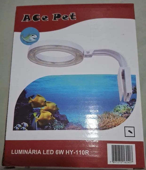 Luminária LED 6W para Aquário HY-110R