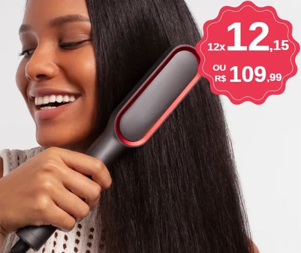 Escova Alisadora 3 em 1