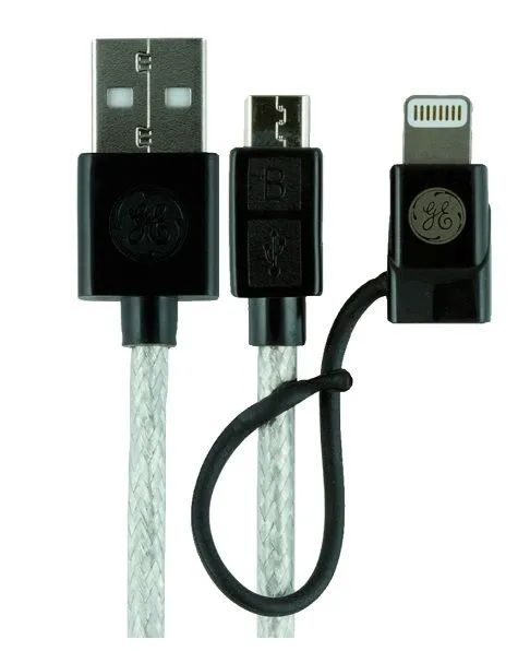 Cabo Micro USB com Adaptador Conector Lighting - GE.