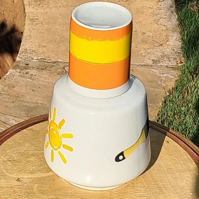 Moringa Porcelana com Copo - Tema Sol e Inspiração Artística Pablo Picasso - Foto 6