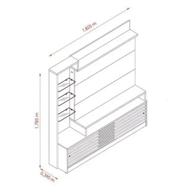 Estante para tv ate 55 polegadas64739709927169121