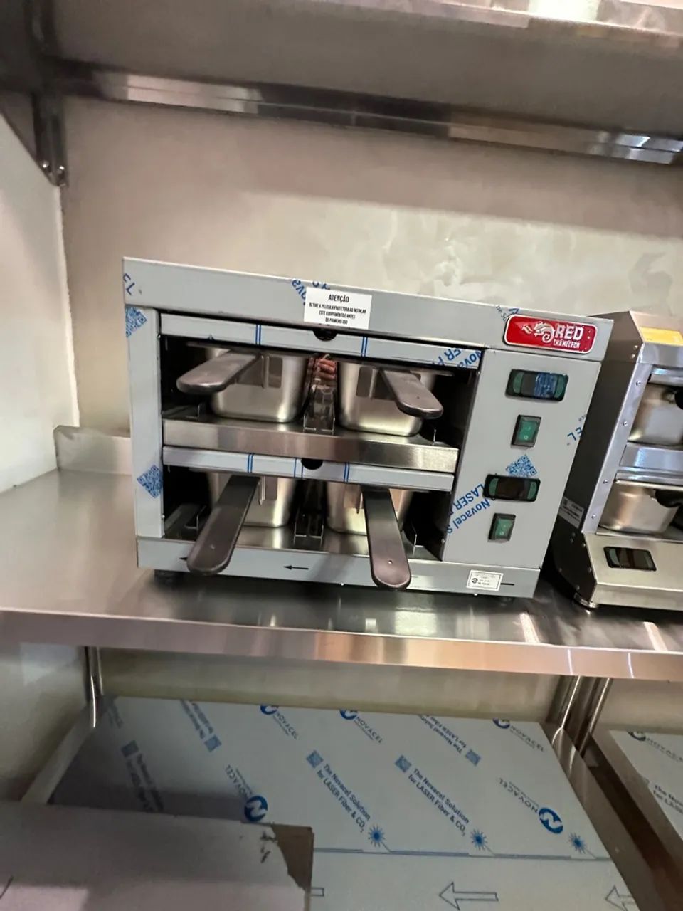 Conservador de proteína 4 Cubas inox 