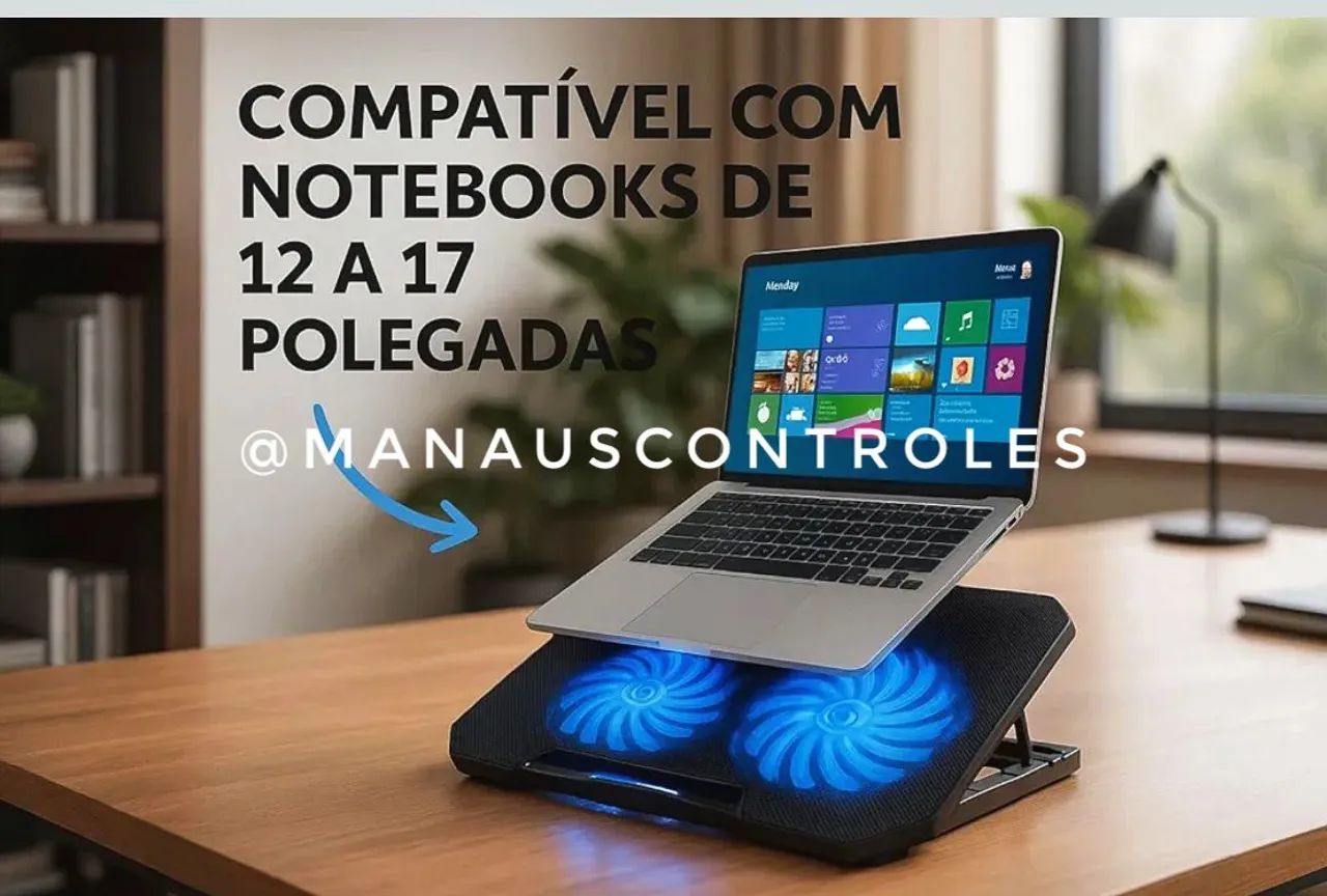 Base para notebook com 4 elevação 