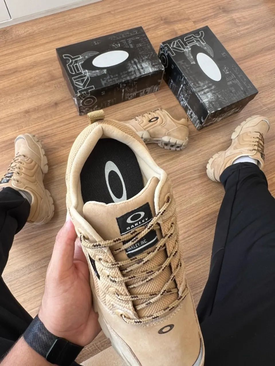 Bota Oakley Marrom Masculina Linha Luxo  - Foto 5