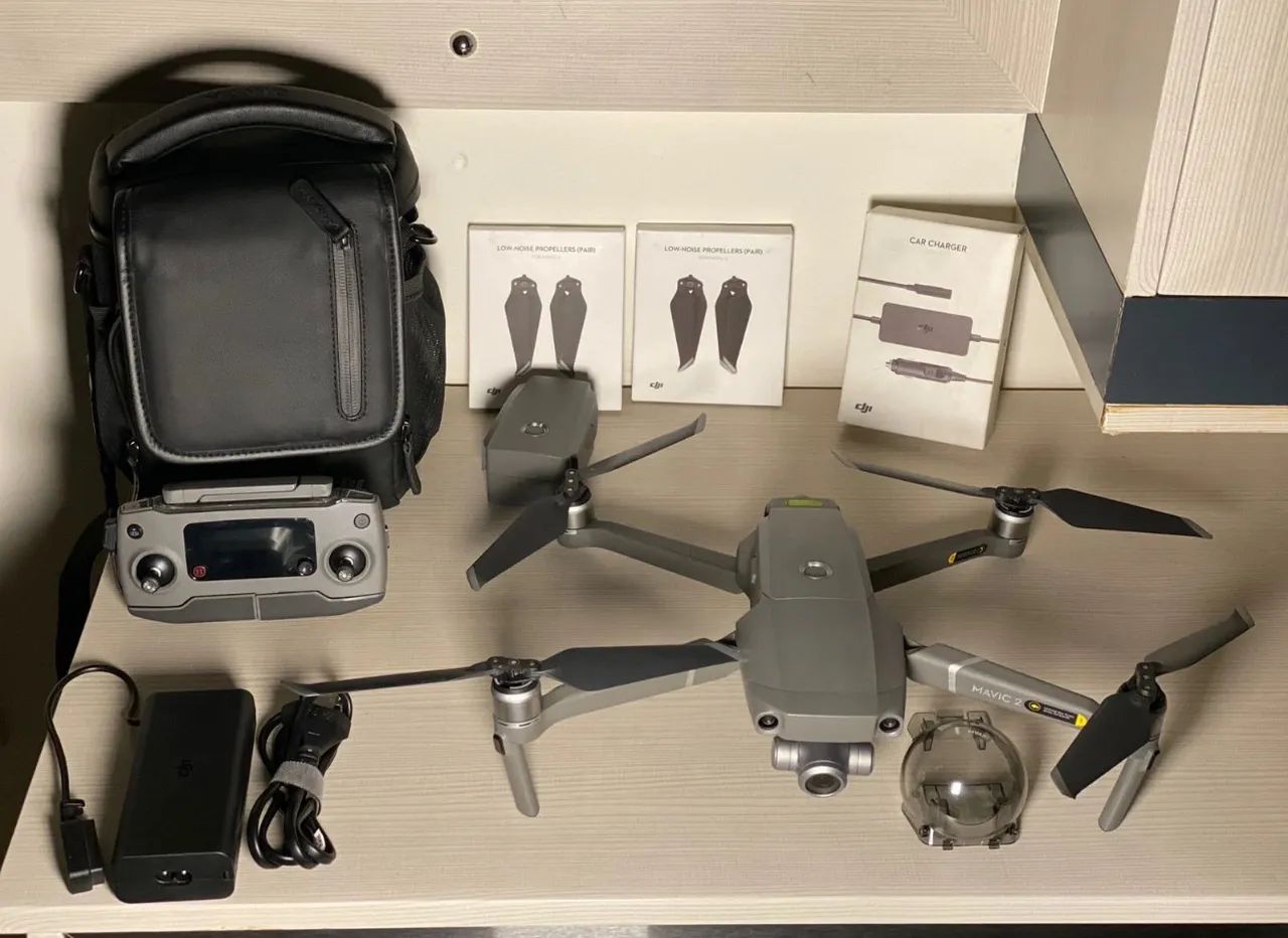 Drone DJI Mavic 2 Zoom completo impecável 