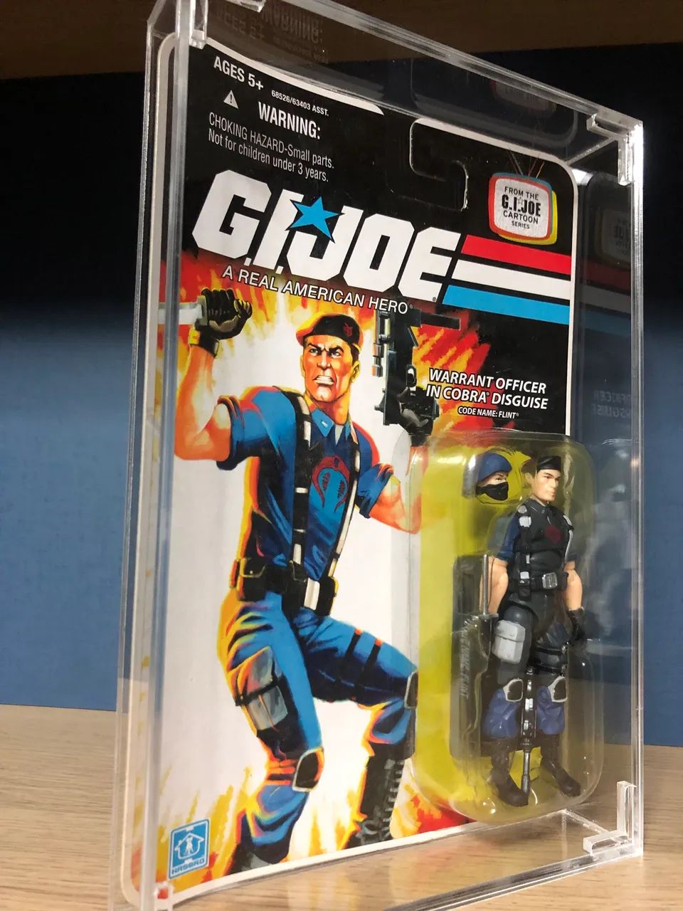 Boneco Gi Joe Hasbro Flint, lacrado e com case de acrílico  - Foto 4
