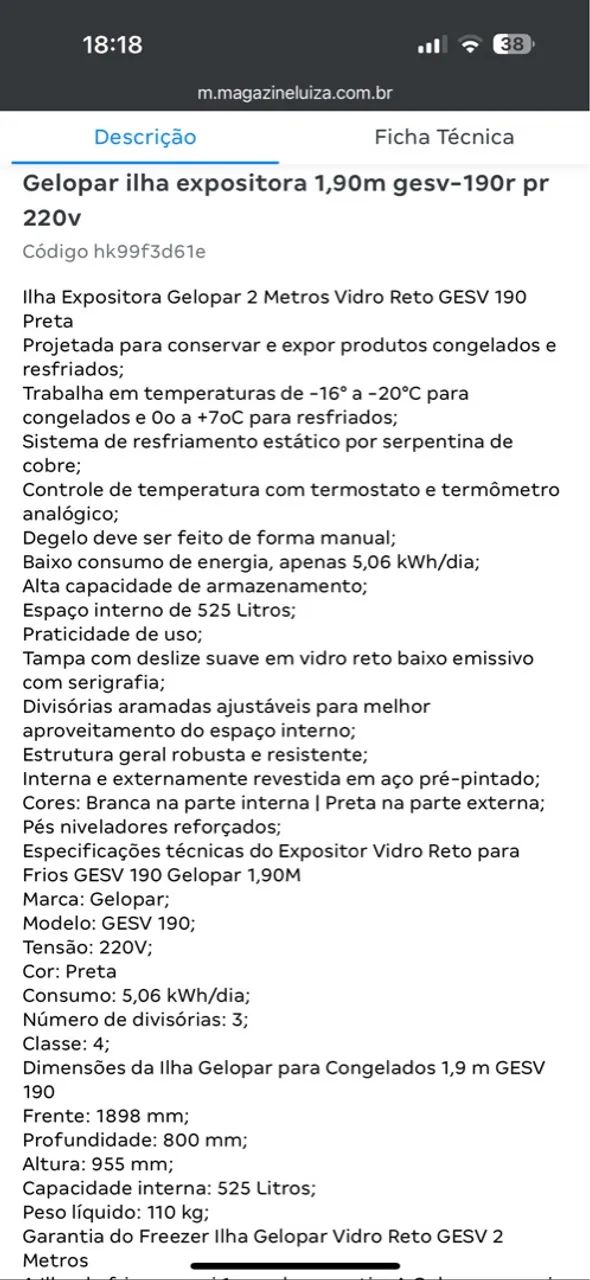 Freezer Horizontal para Alimentos Congelados Gelopar 525 litros 220v - Foto 6