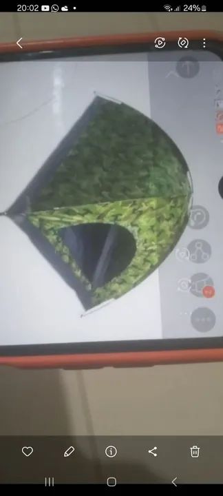 Barraca de acampamento 