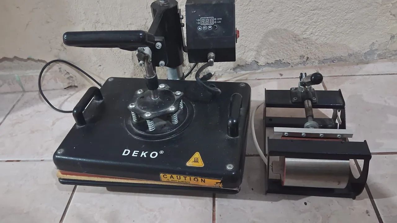 8 in 1 combo heat press machine 29x38cm - 110v - DEKO - TROCO POR SILHOUETTE