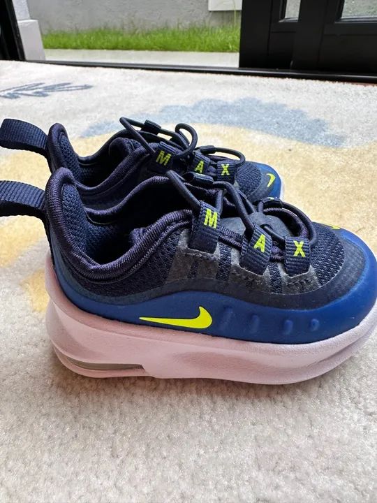 Tênis Nike Bebê Azul - Tamanho 17 - Foto 3