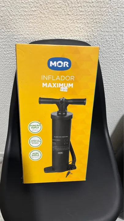 Bomba de Ar Inflável Mor Maximum - Acampamento