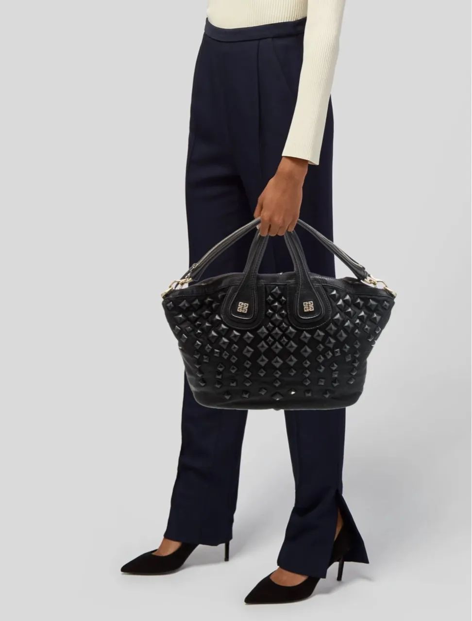 Bolsa Givenchy Nightingale couro  - Foto 2