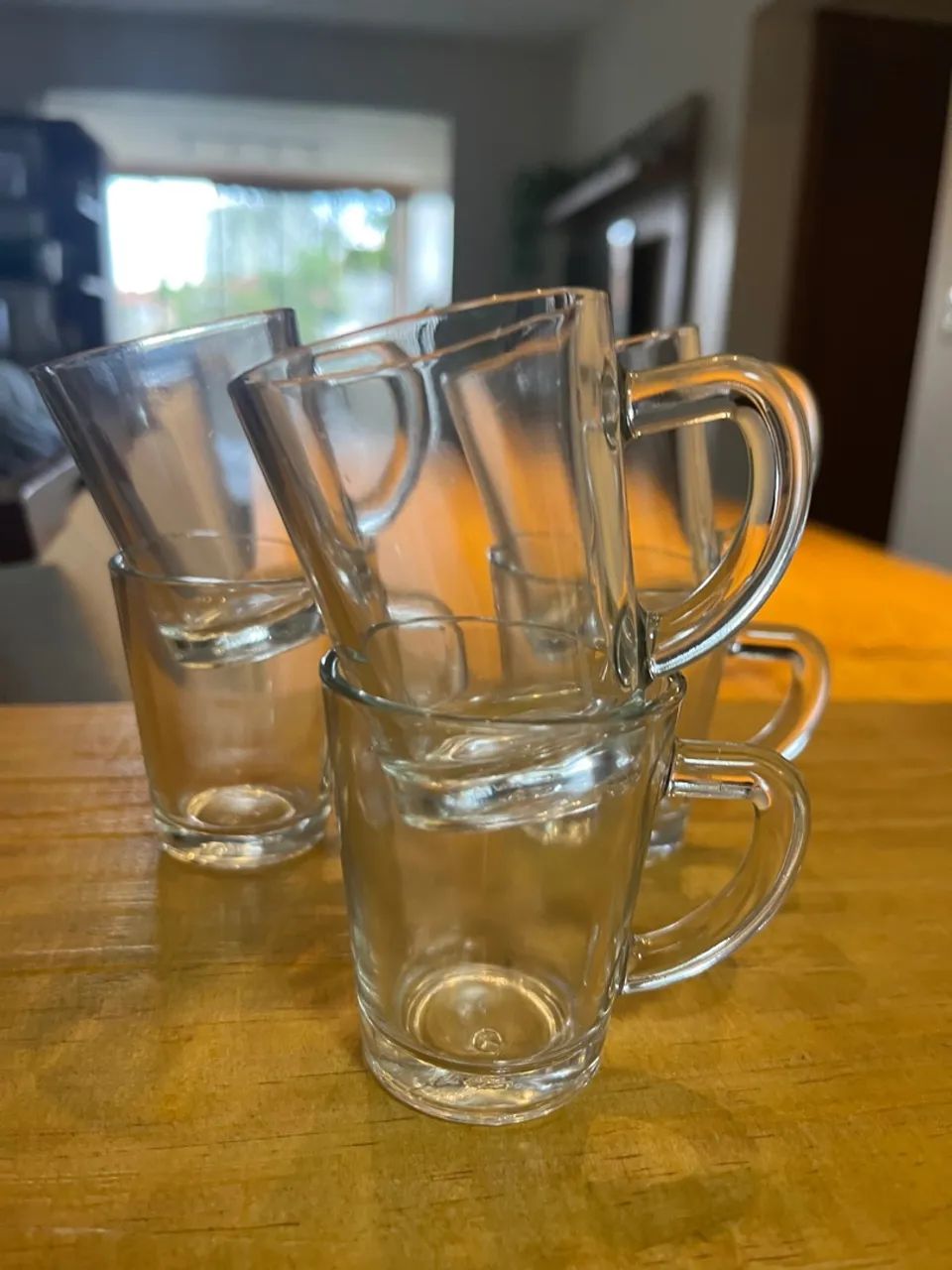 Conjunto de Xícaras de Vidro 