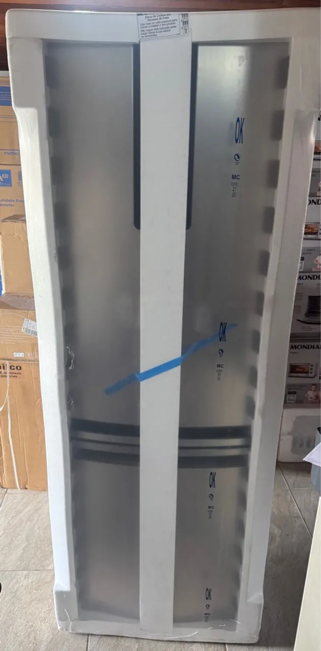 Geladeira Brastemp 461 litros Frost Free Inverse Inox 110V | Novo Lacrado