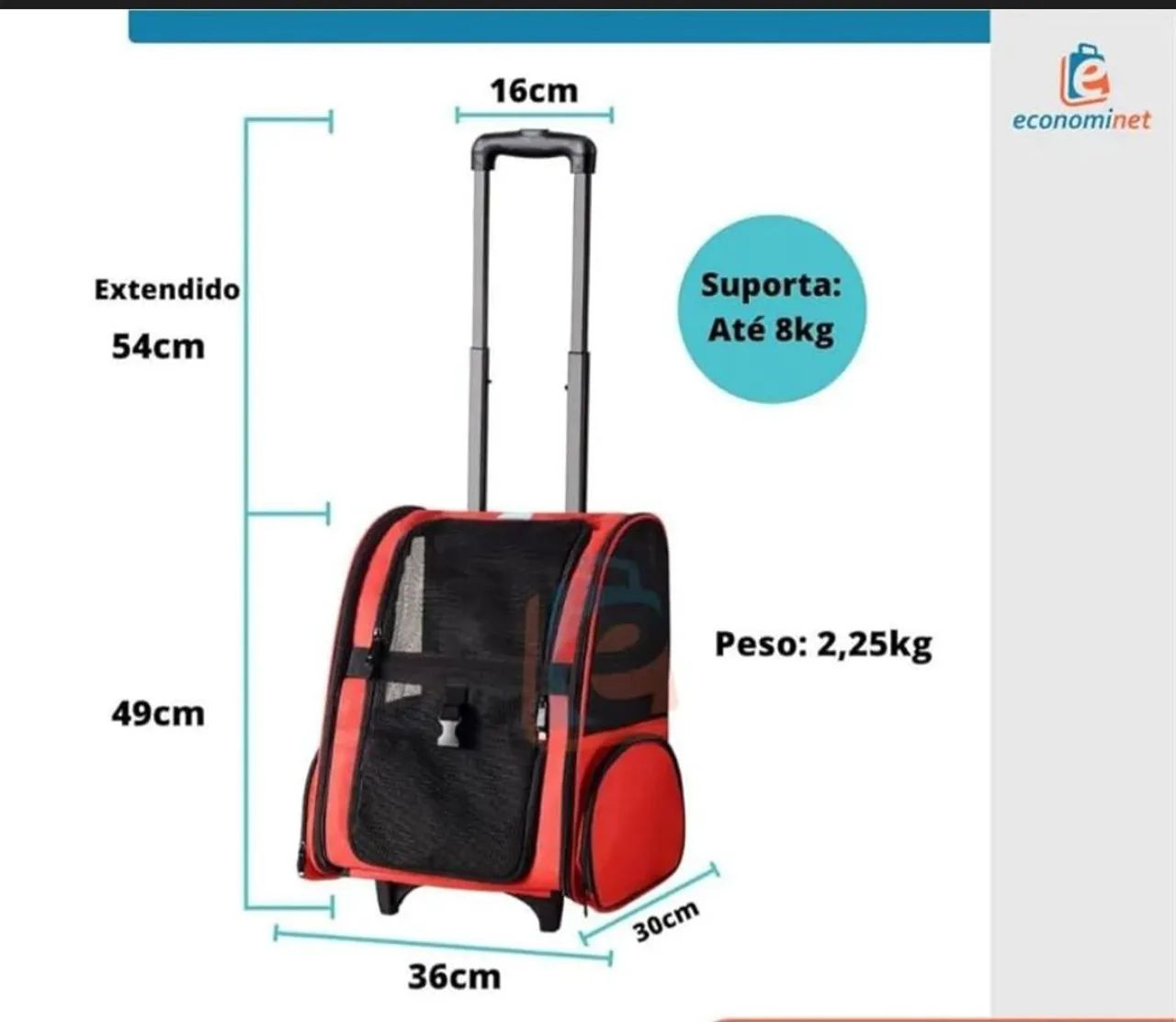 Mala transportar pet