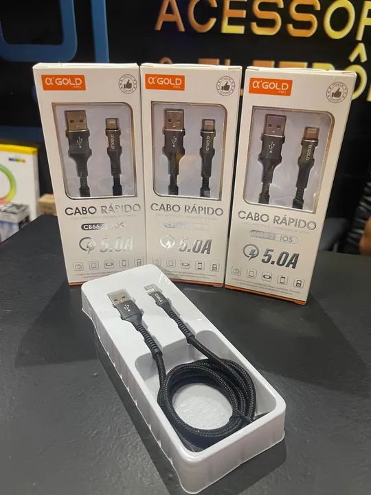 CABO Turbo 1M 5.0 SILICONE IPHONE AGOLD ORIGINAL 