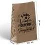 Saco Kraft para Delivery Médio - Pct com 100 un