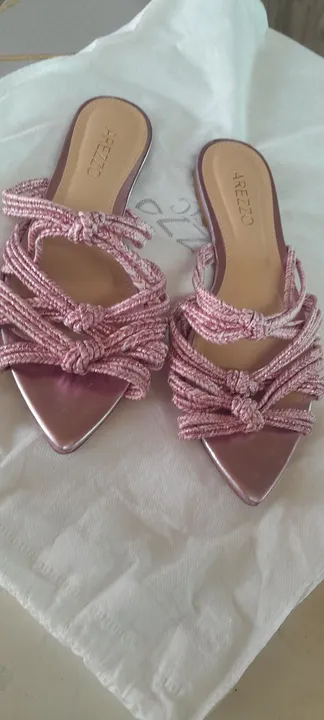 Sandálias Rasteirinhas Rosa