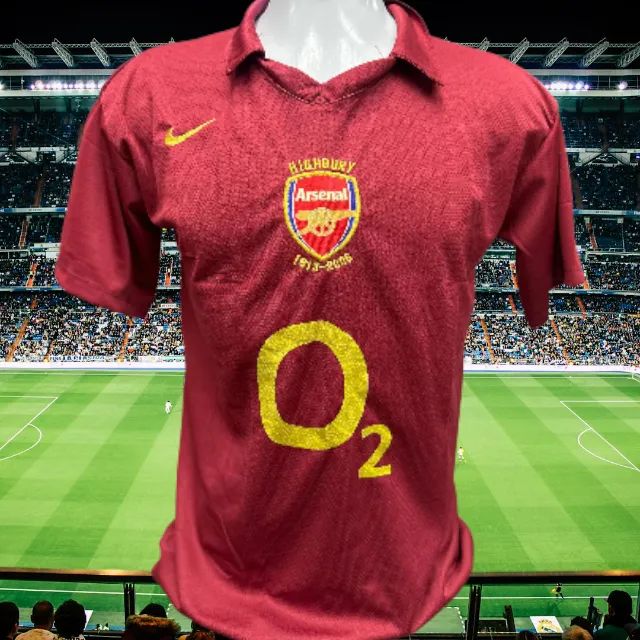 Camiseta time Arsenal O2 Henry - Roupas Esportivas - Jardim dos