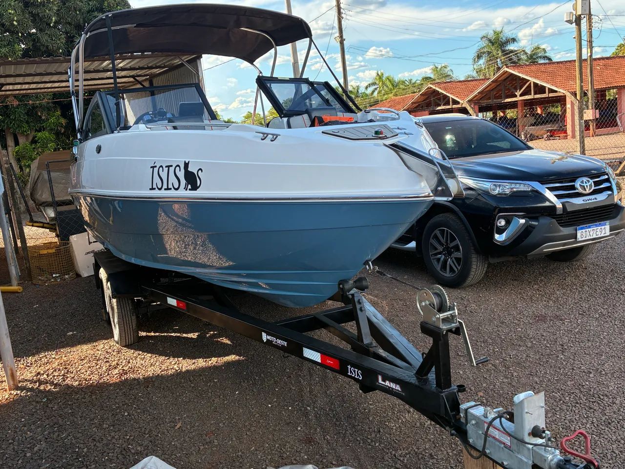 Lancha ano 2022 focker 212 com mercury 150 pro xs 