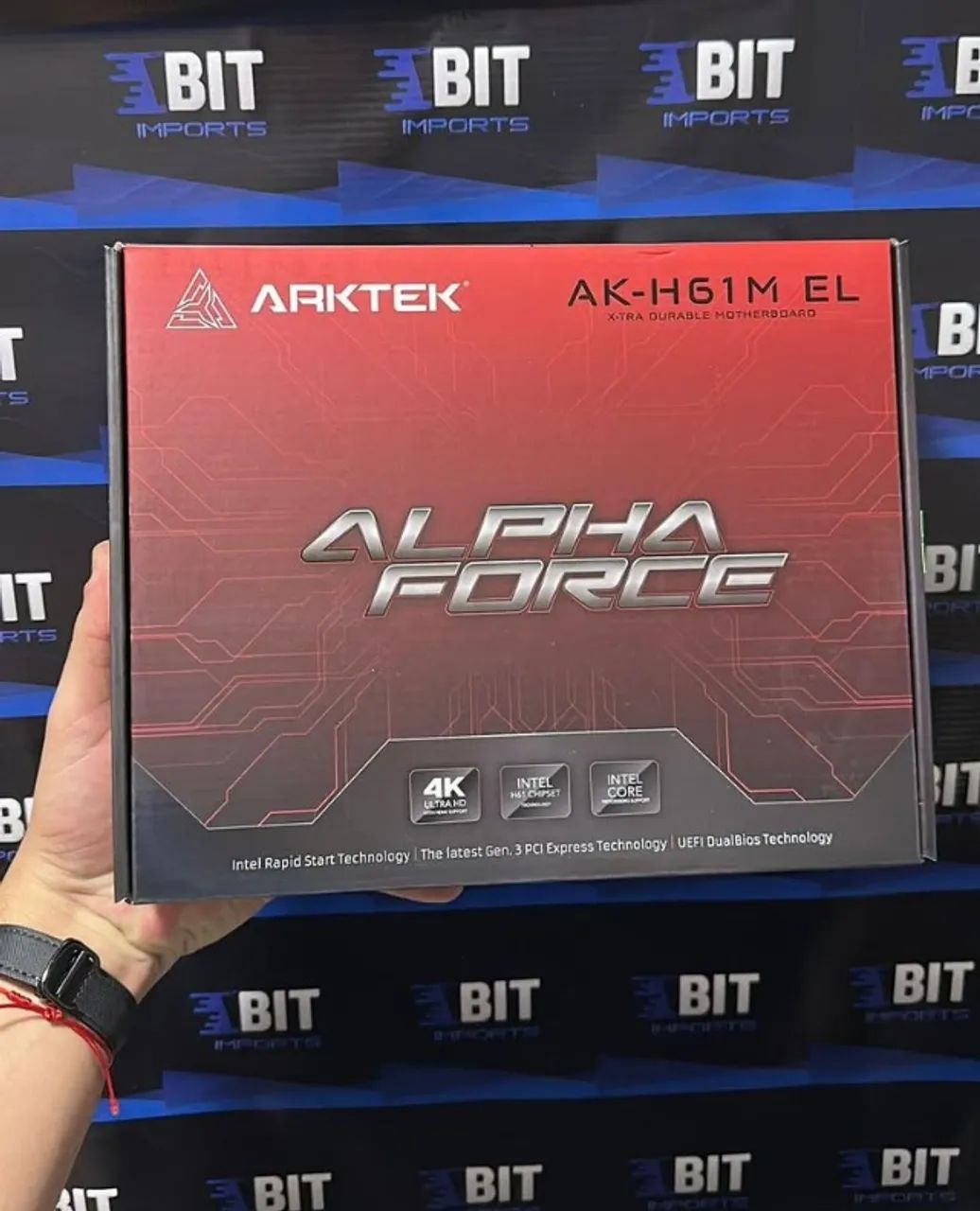  Placa Mãe 1155 | ARKTEK | AK-H61M | Nova Lacrada | Garantia