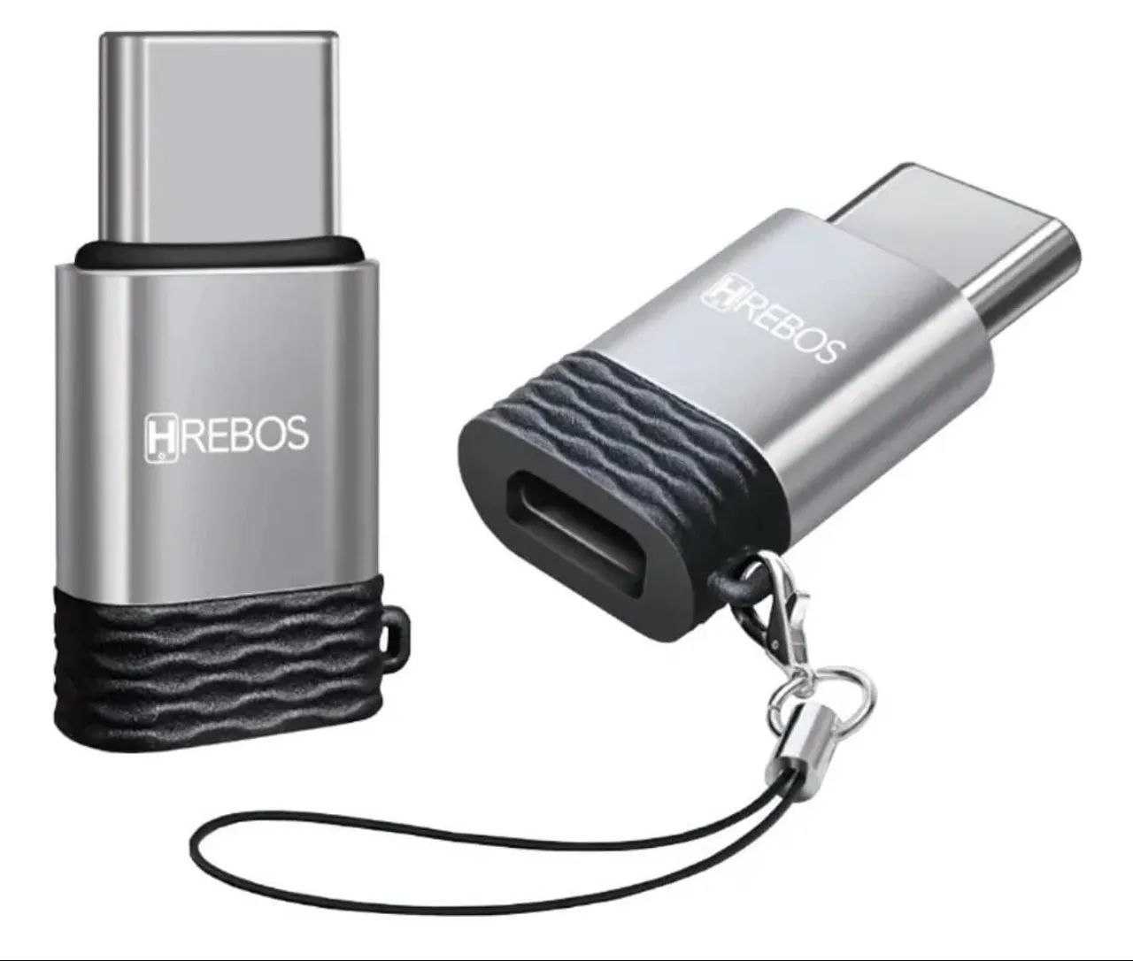 Adaptador OTG TIPO-C / Micro V8 HREBOS HS-221
