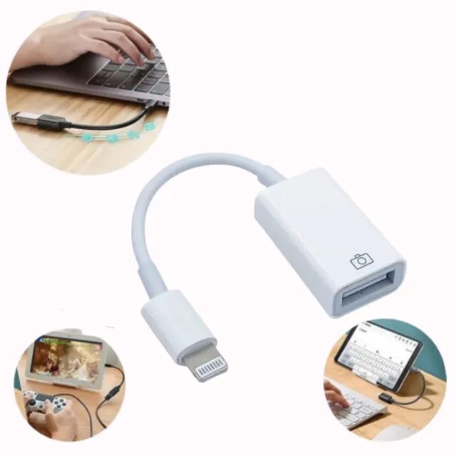 Cabo Adaptador OTG Para Iphone IOS USB 3.0 - Foto 2