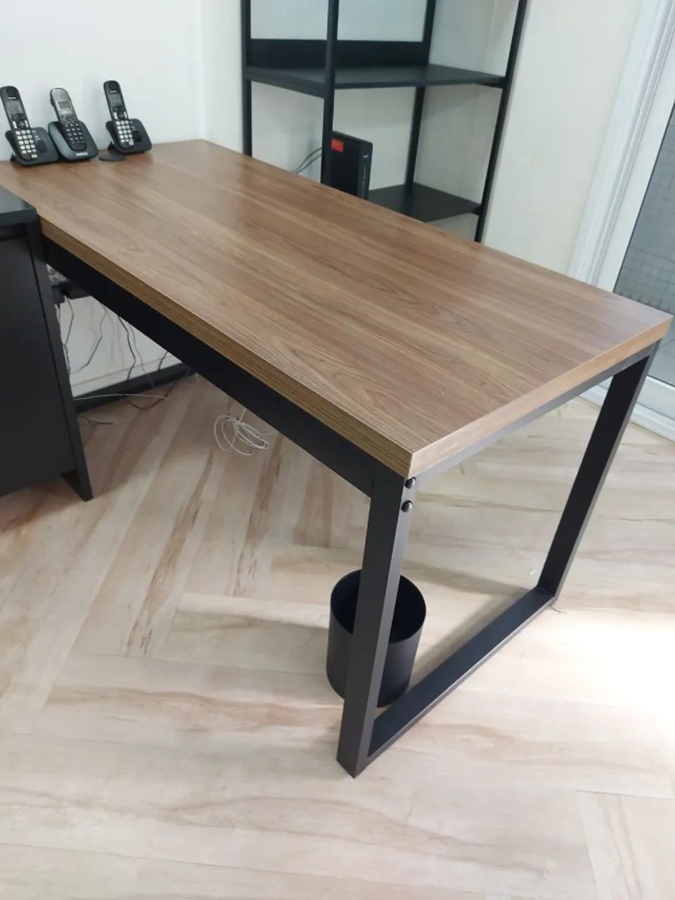 Mesa Escritório Robusta Modelo Industrial