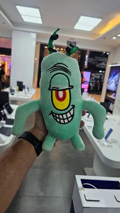 Boneco de Pelúcia Plankton - Bob Esponja - Foto 2
