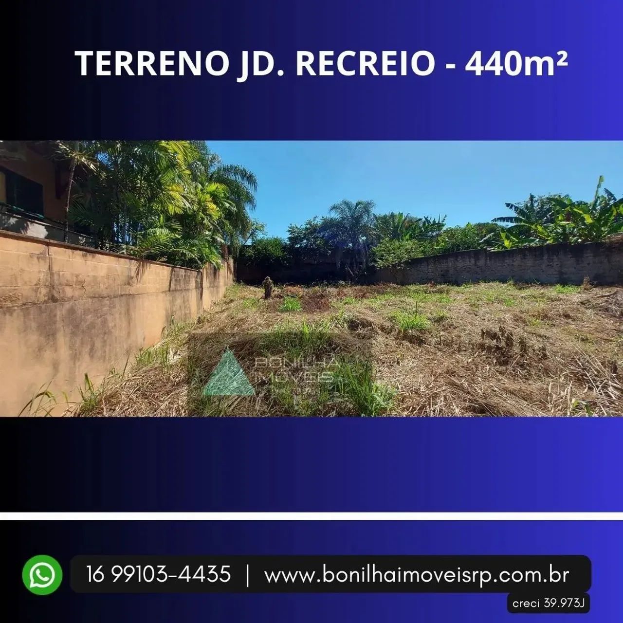 Lote/Terreno para venda possui 440 metros quadrados em Jardim Recreio - Ribeirão Preto - S - Foto 3
