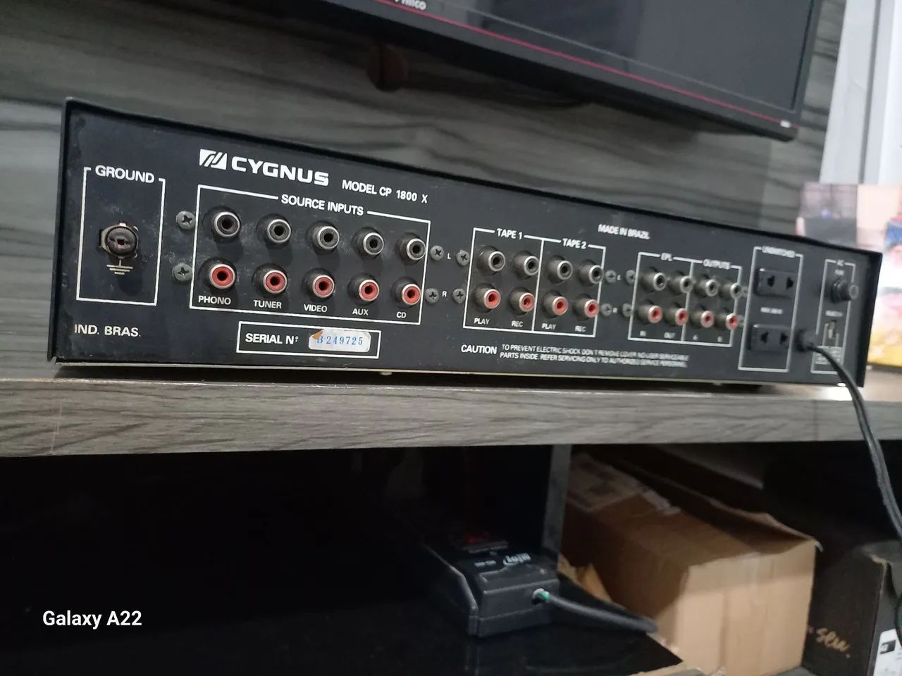 Amplificador Estéreo Cygnus CP 1800 X - Foto 5