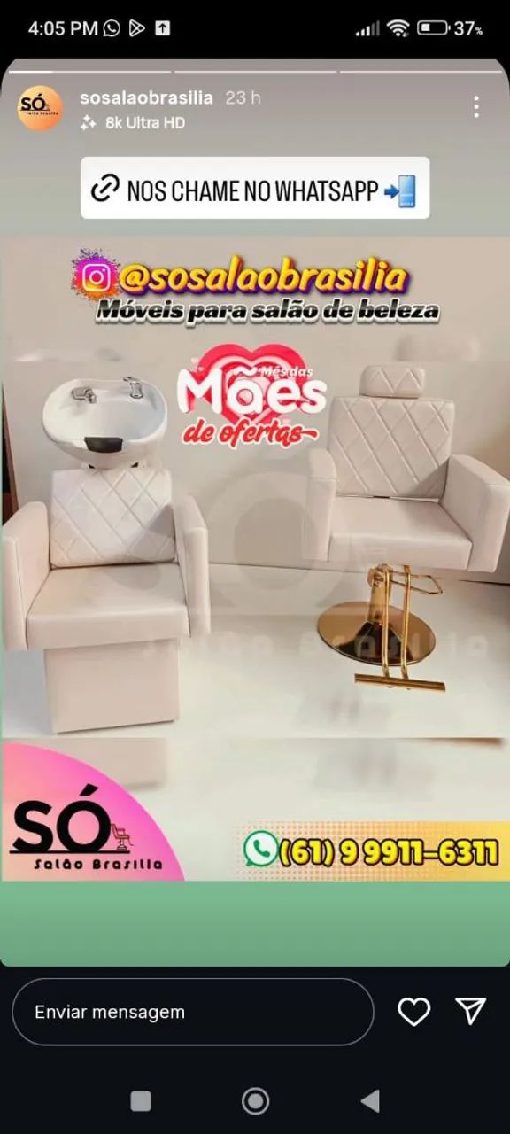 Cadeira de manicure e cadeira hidráulica para salão de beleza  - Foto 2
