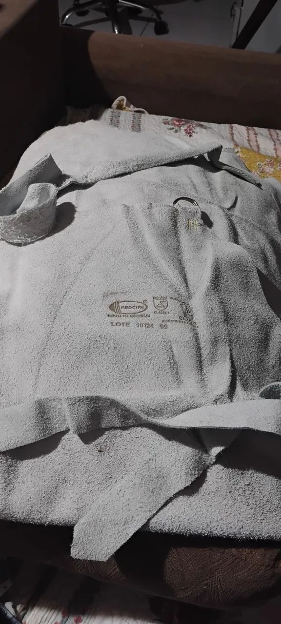 Kit de segurança para solda - avental, luvas e perneiras - Foto 5