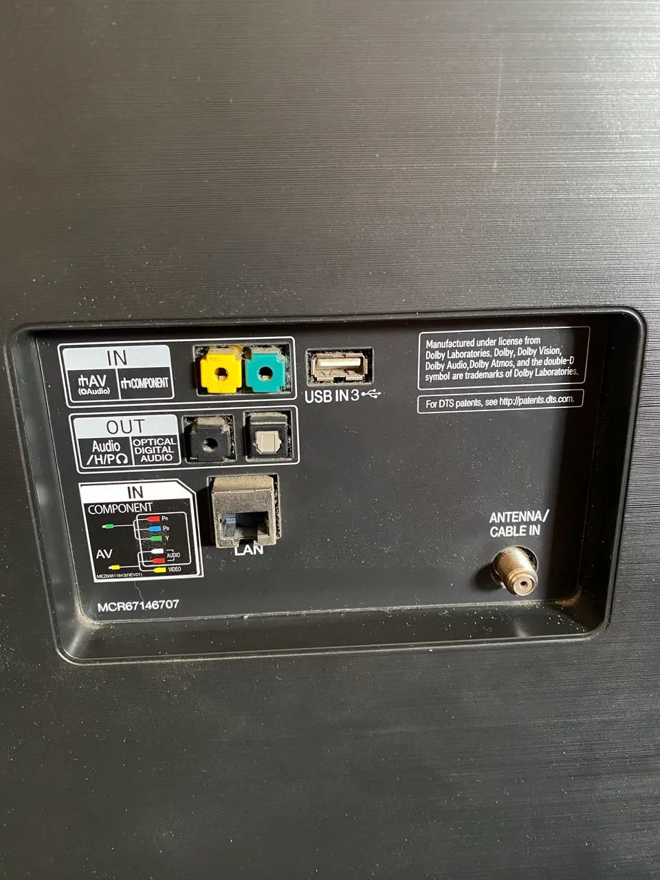 Tv 4K LG 55 polegadas com LCD quebrado - Foto 2