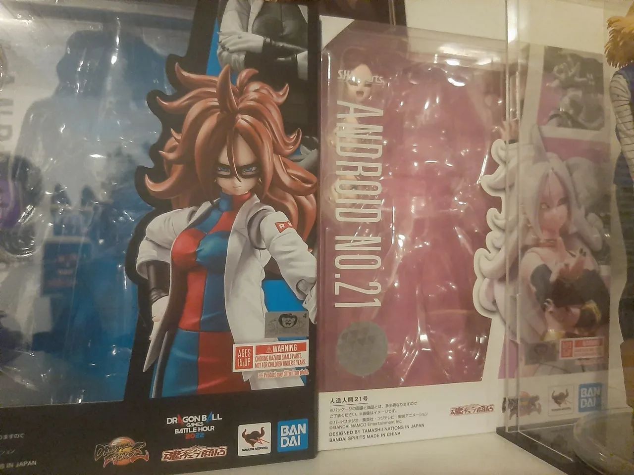 Sh figuarts android 21 lab coat e android 21 fighterz - Foto 4