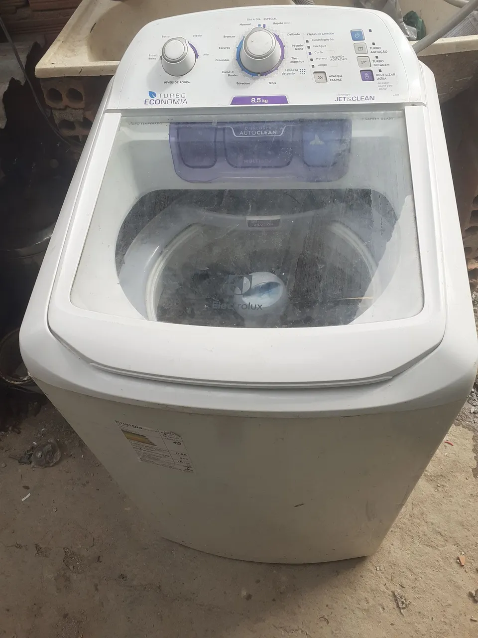 Lavadora Electrolux 8,5kg - Turbo Economia