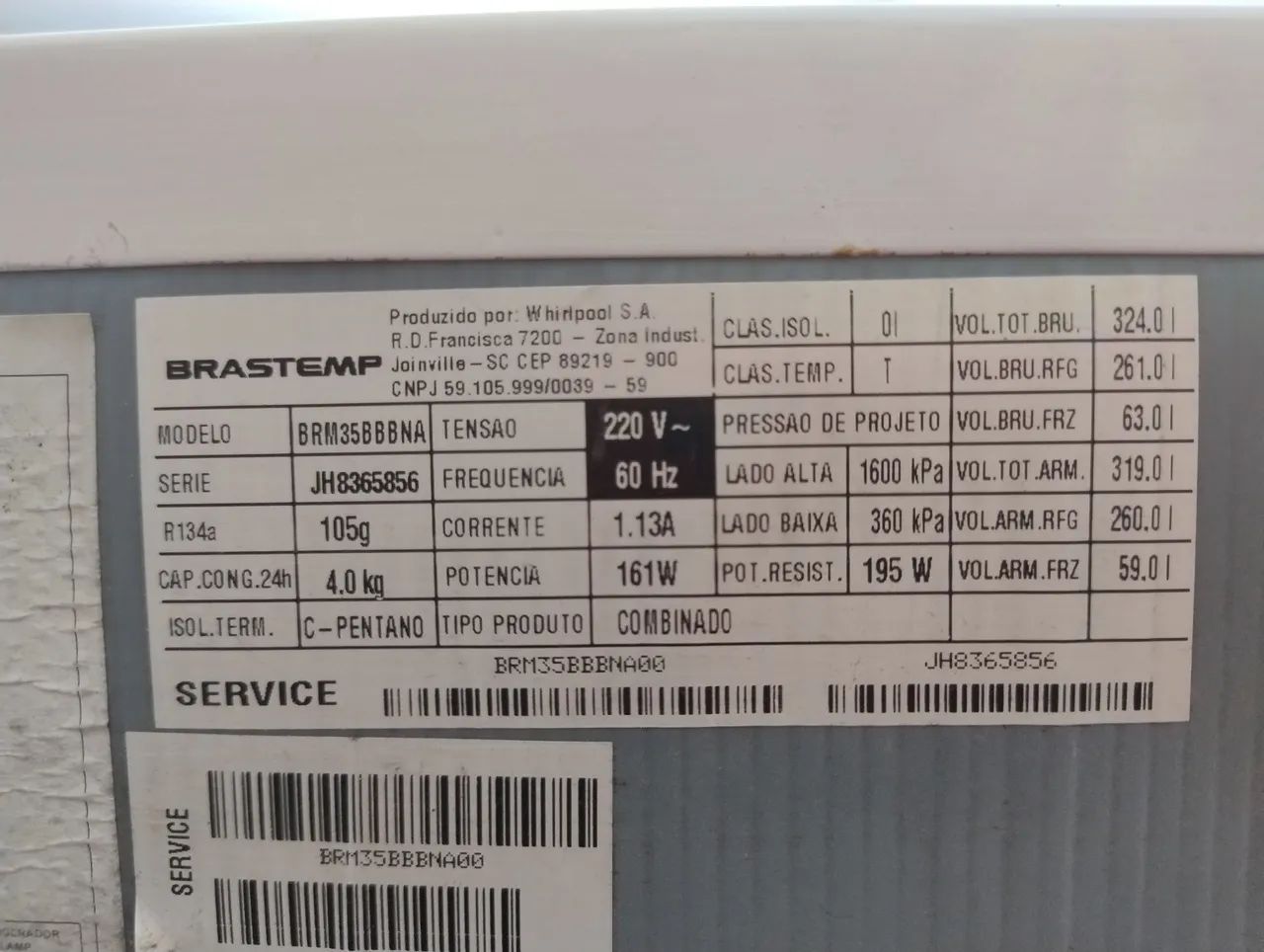 Geladeira Brastemp Frost Free 324 litros 220v ENTREGO funcionando semi nova - Foto 6