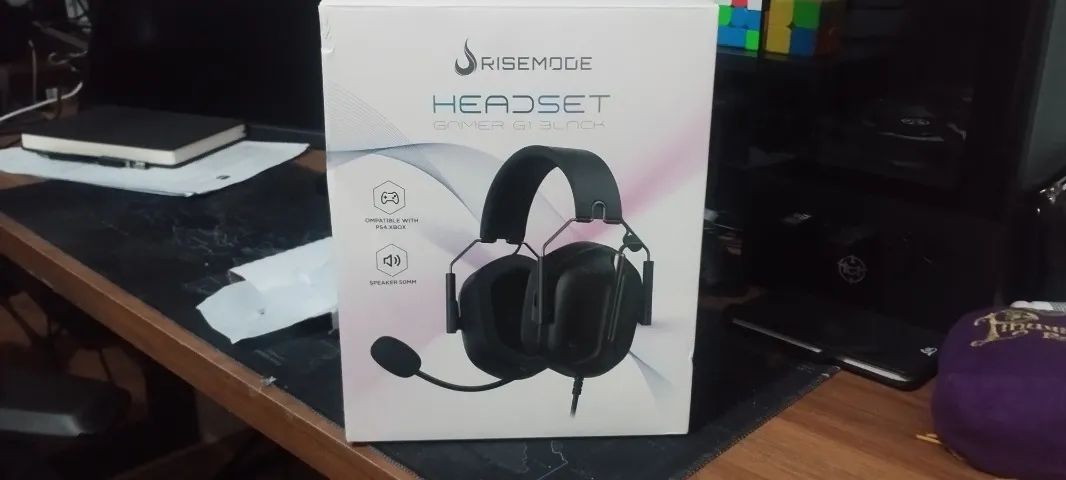 Headset Risemode Gamer G1 Black
