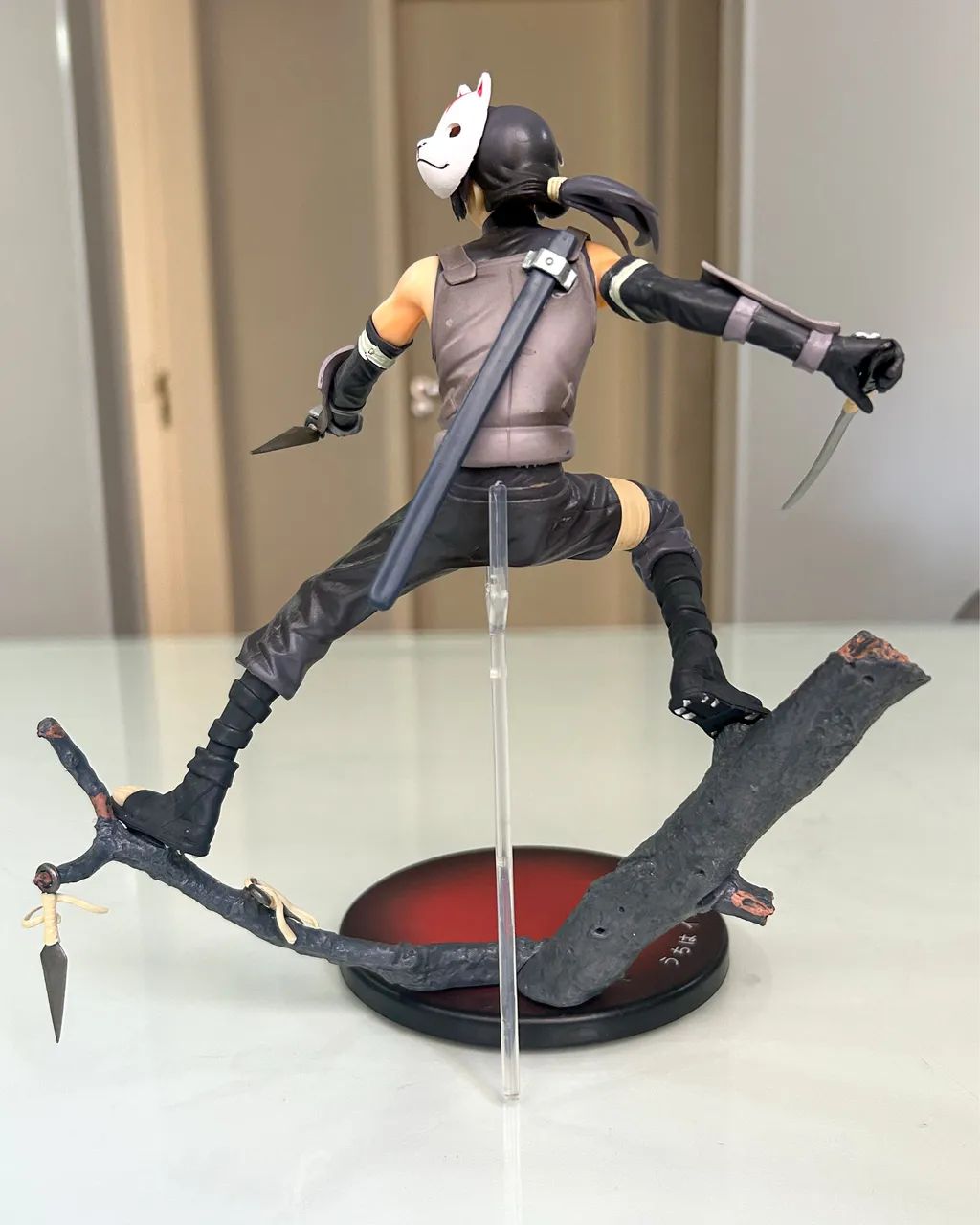 Boneco Itachi Uchiha Anbu + Quadro - Foto 4