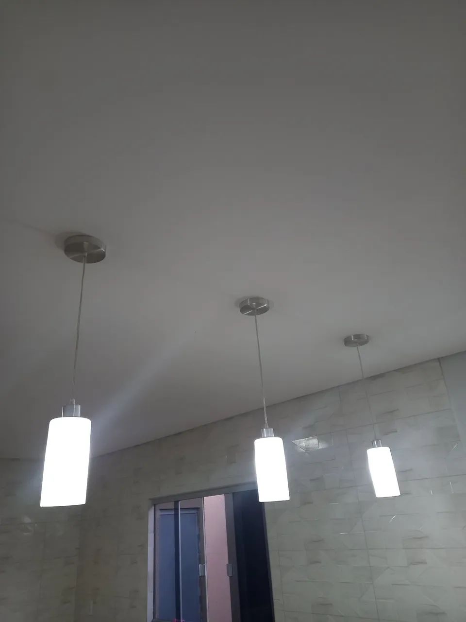 Lustre pendente Cristal com lâmpada  - Foto 2