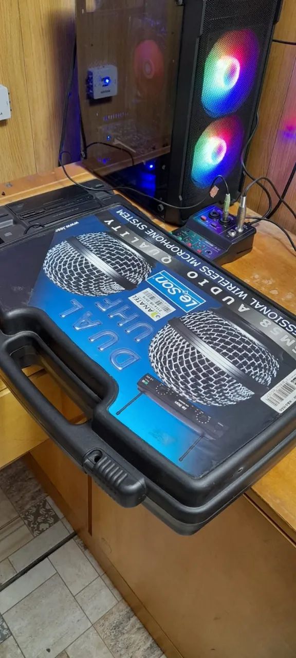 Microfone sem fio Leson - Troco - Foto 6