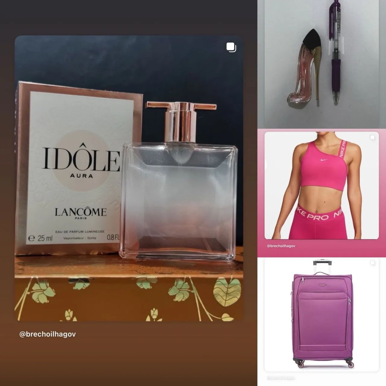 Perfume itens Rosa Pink