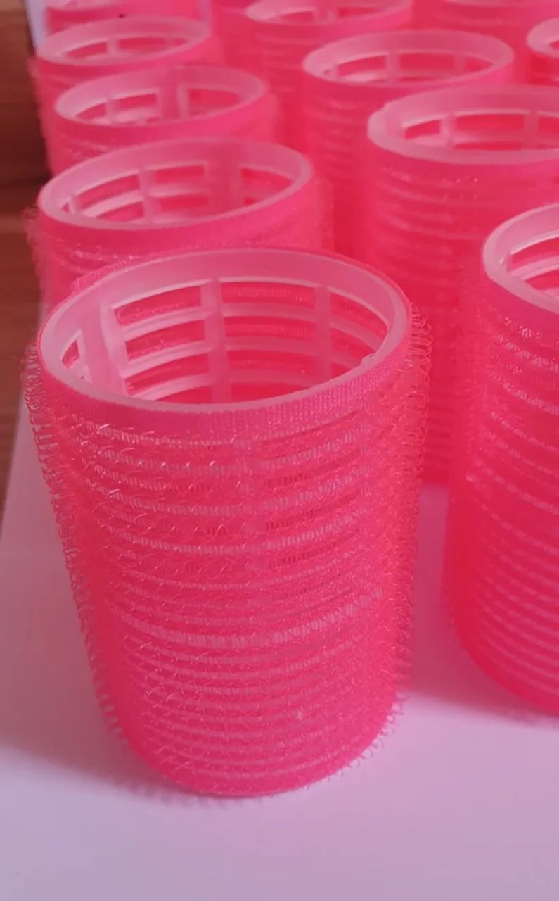 24 bobes para cabelos com velcro - Foto 4