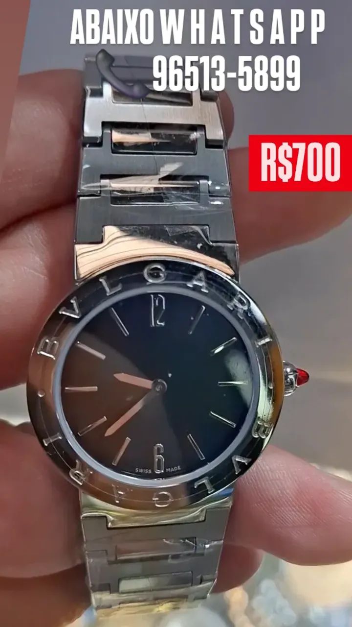 Relógio BVLGARI FEMININO EDIÇÃO Lançamento 