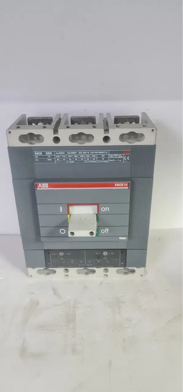 Disjuntor Caixa Moldada ABB Sace S6N 630A