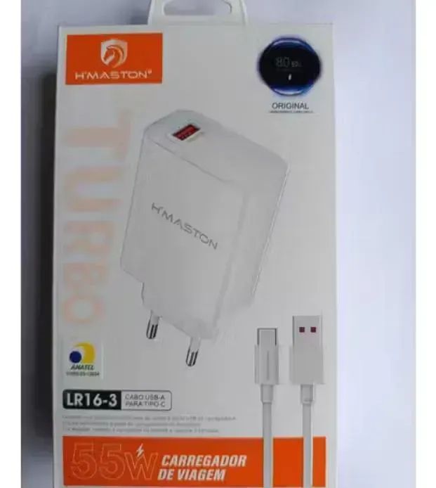 Carregador Turbo Fonte 55w Lr16-3 Hmaston - Foto 3
