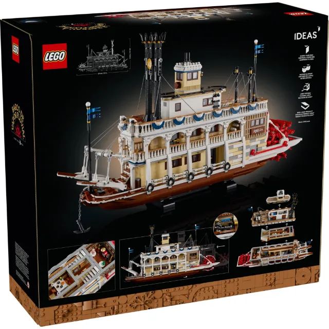 Lego® Ideas Barco Fluvial a Vapor 21356 (Lacrado) - Foto 2