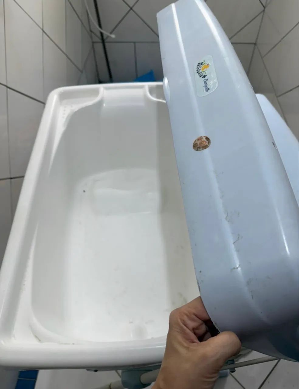 Banheira de bebê com trocador sem estofado  - Foto 2