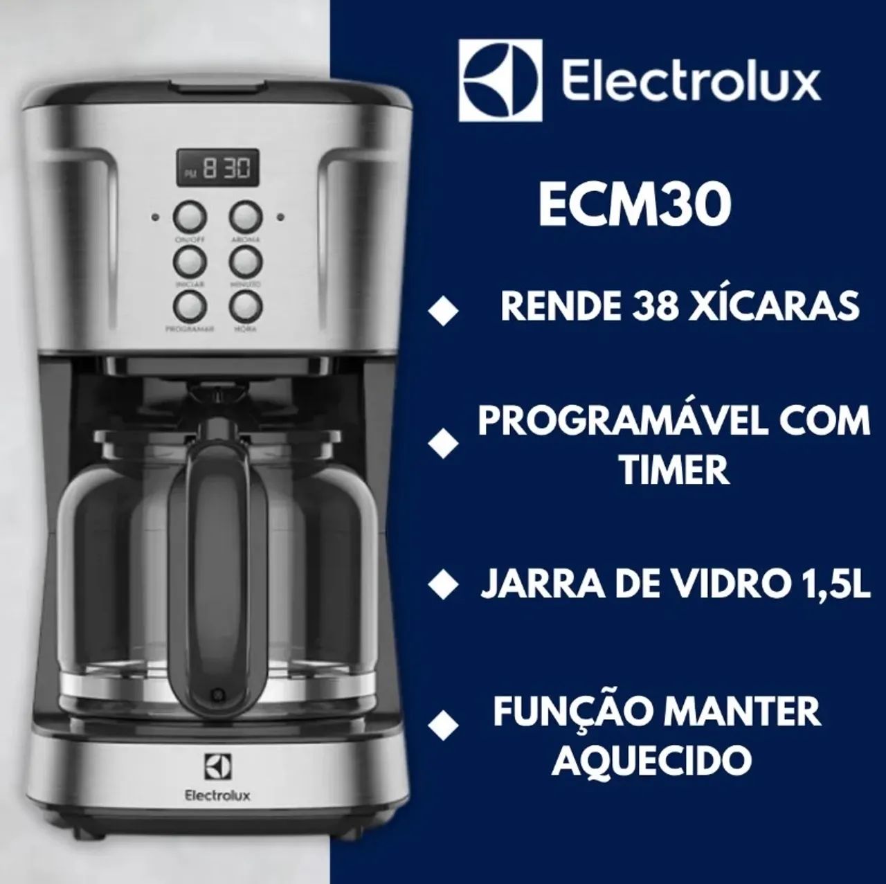 Cafeteira elétrica digital Electrolux - Foto 5