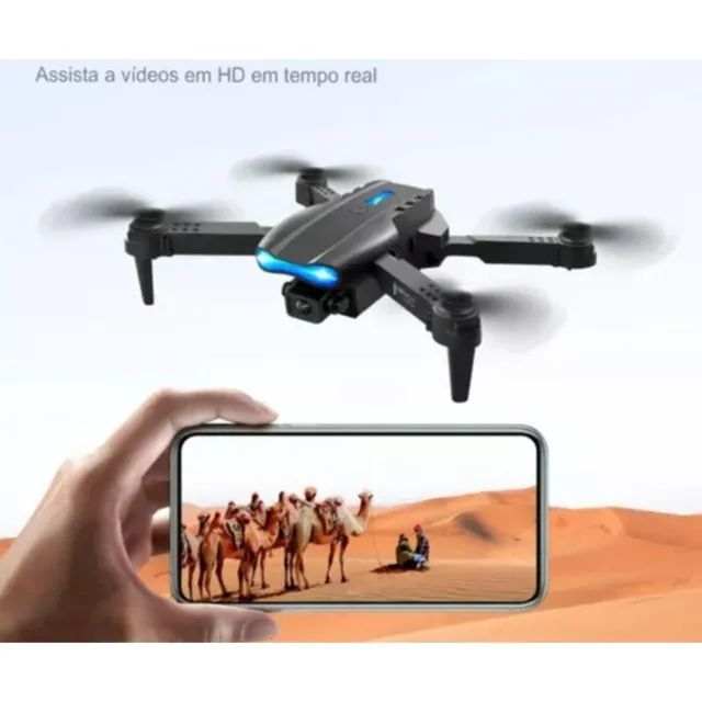 Drone Dli E99 Dobrável Dual Câmera 4k - 1 Bateria - Foto 5